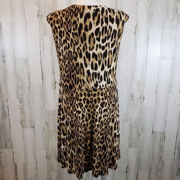 Ralph Lauren Leopard Print Dress Sz 1X - Picture 4 of 5